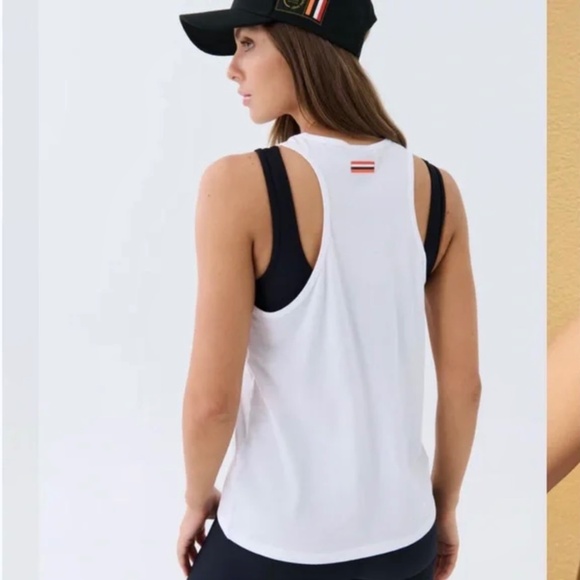 P.E NATION WHITE ENDURANCE TANK Size Medium - Picture 3 of 10